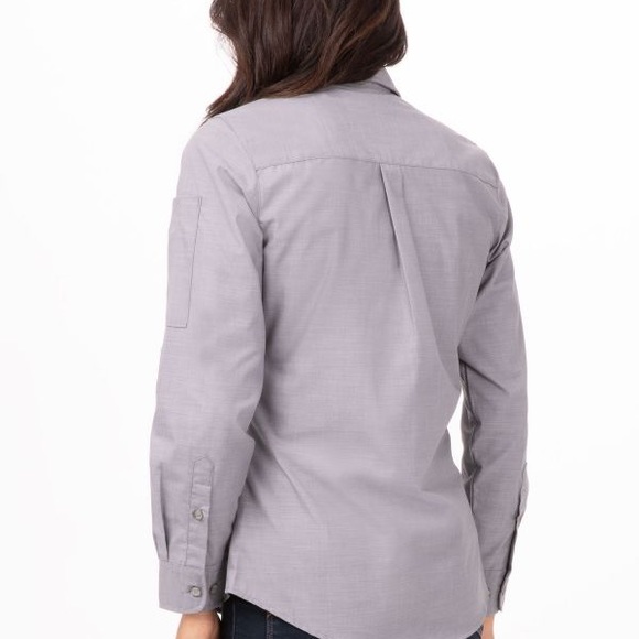 Urban Collection by Chef Works Chambray Shirts (3) Size Large $30ea or 3/$70 - Picture 2 of 6